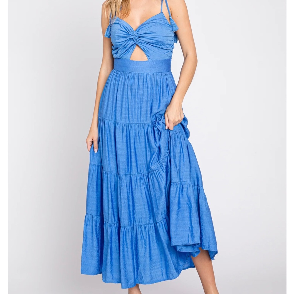 NWOT Royal Blue Maxi Dress